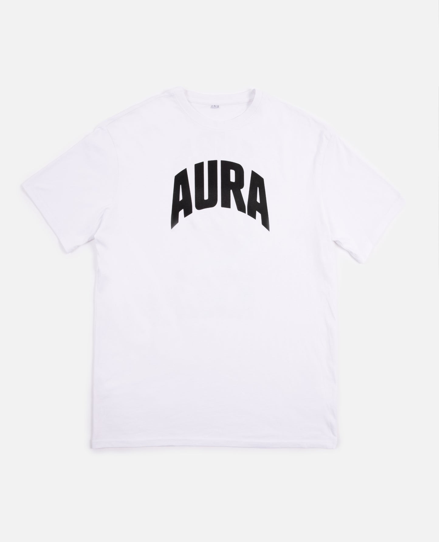 GOLDEN AURA WHITE TEE OVERSIZE