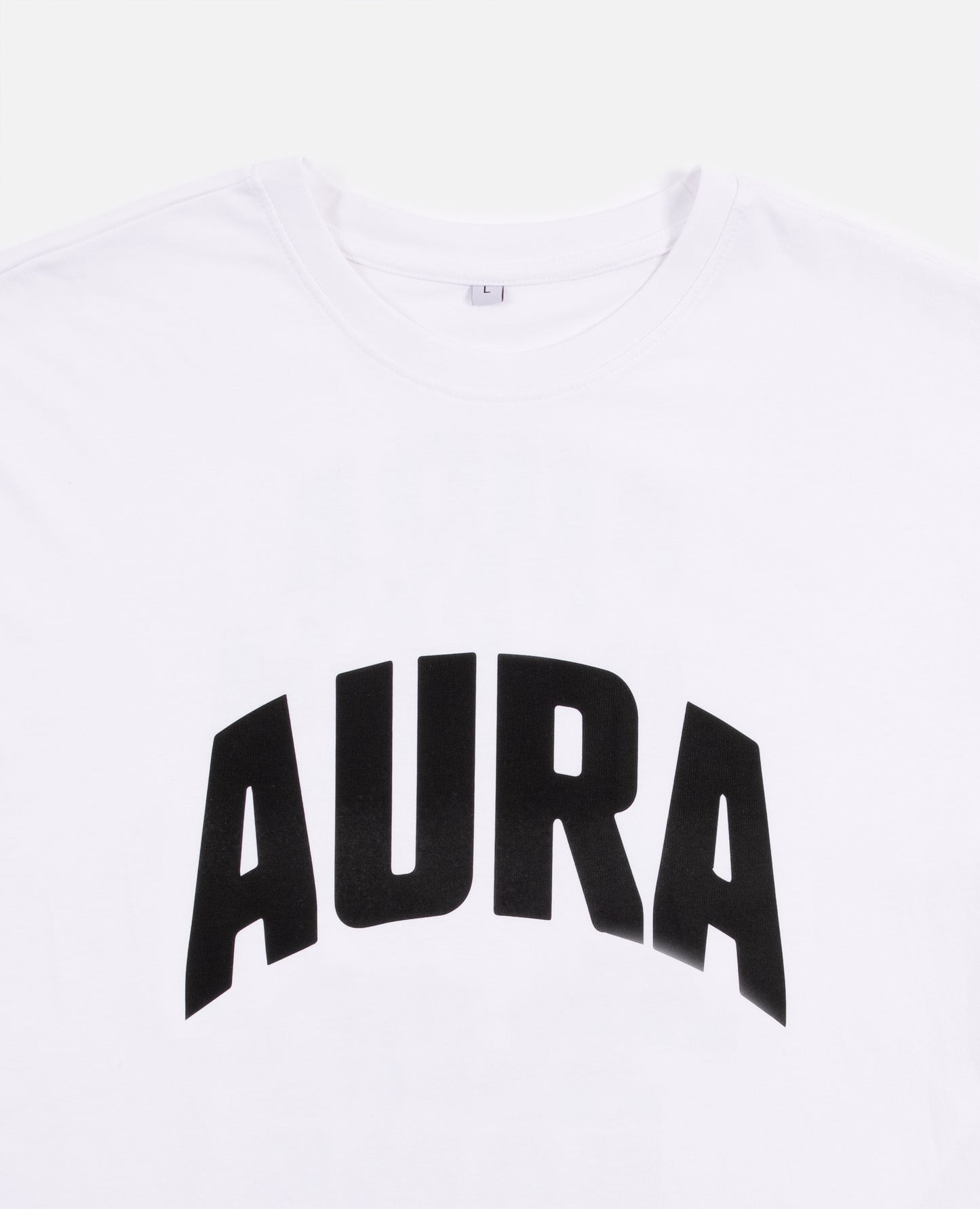 GOLDEN AURA WHITE TEE OVERSIZE