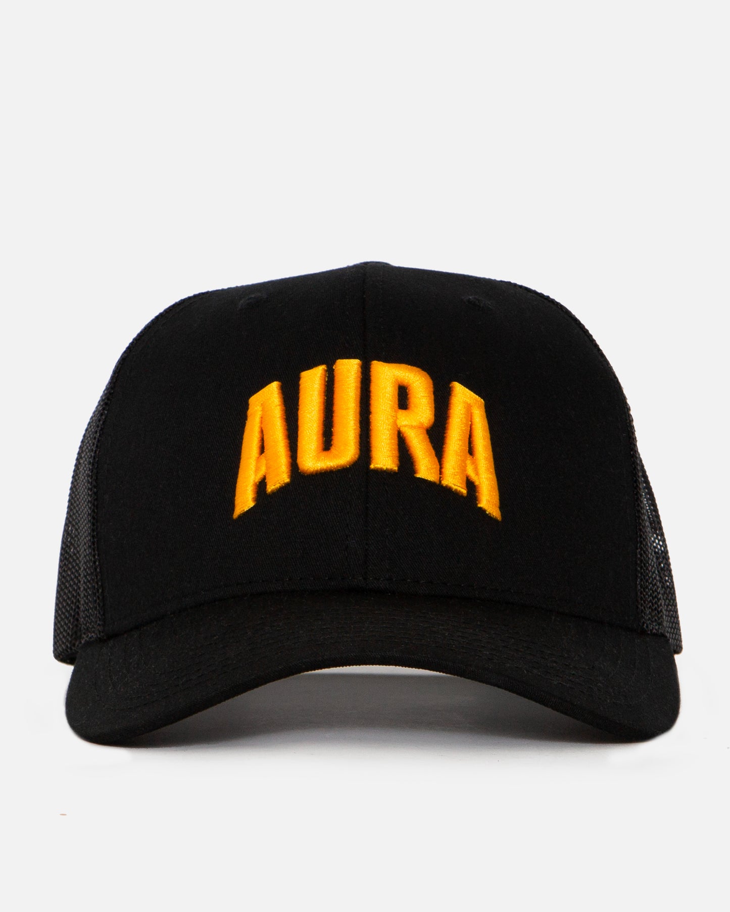 AURA TRUCKER CAP BLACK