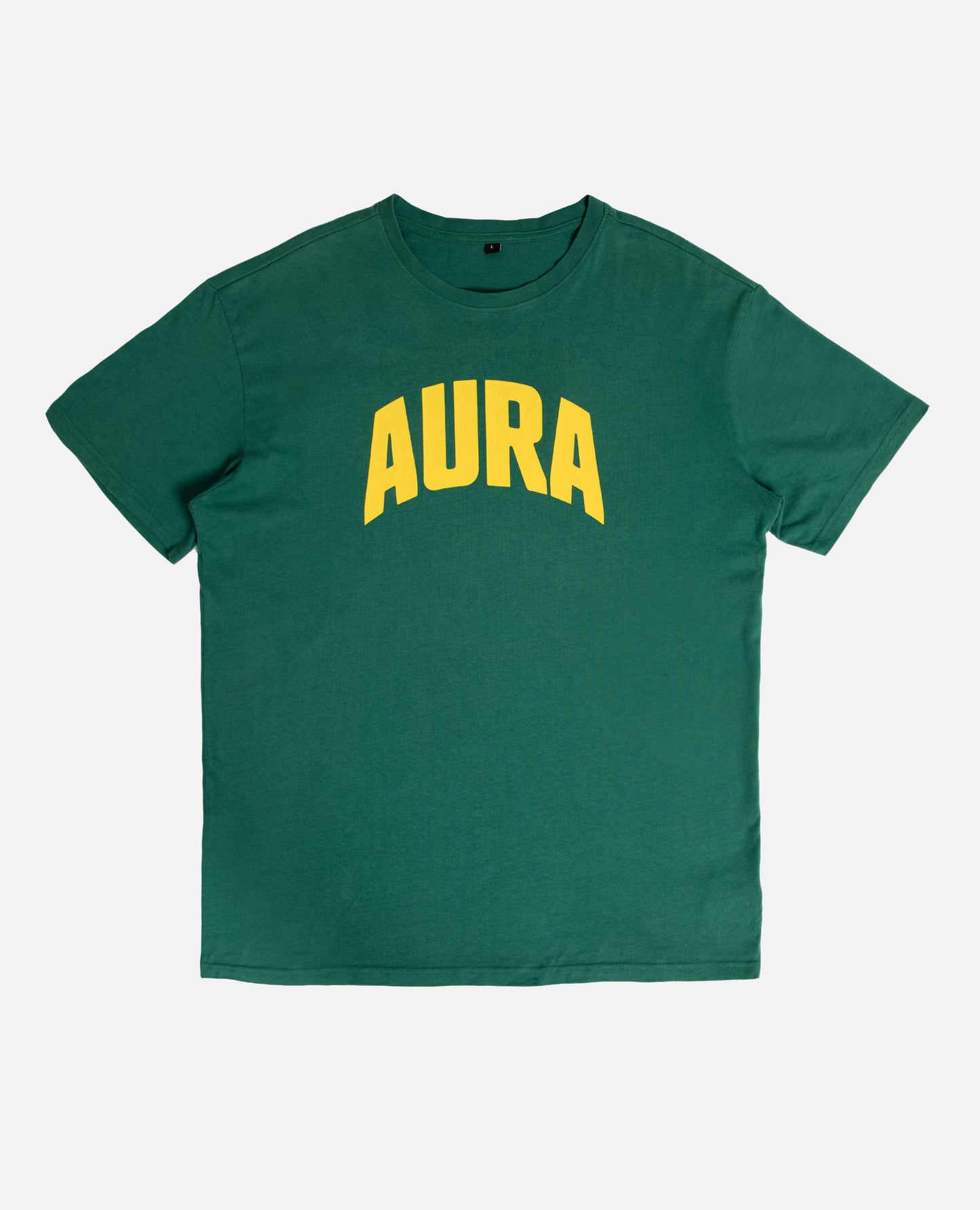 GOLDEN AURA GREEN TEE OVERSIZE